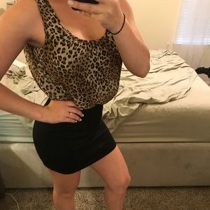 L8ter animal print dress